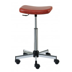 Tabouret médical Carina assise rectangulaire