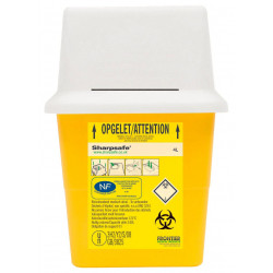 Collecteur de déchets médicaux - Sharpsafe - 4 l