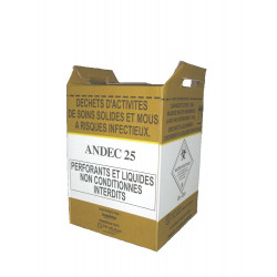 Conteneur carton DASRI - 25 L - Hospidex