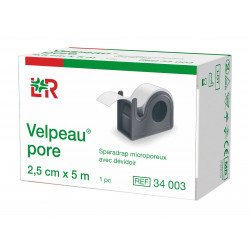 Sparadrap hypoallergénique microporeux Velpeau Pore