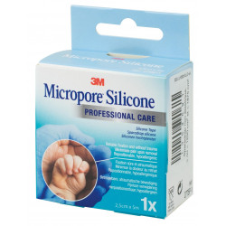 Sparadrap silicone micropore 3M