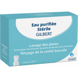 Eau purifiée stérile Gilbert 