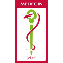 Caducée médecin repositionnable