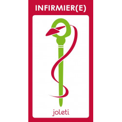 Caducée infirmière repositionnable