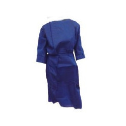 Blouse patient bleu opaque - sachet de 10 