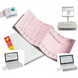 Papier ECG SCHILLER CARDIOVIT - AT-2 plus - CS-200 - AT-170 - AT-180 - Par 10